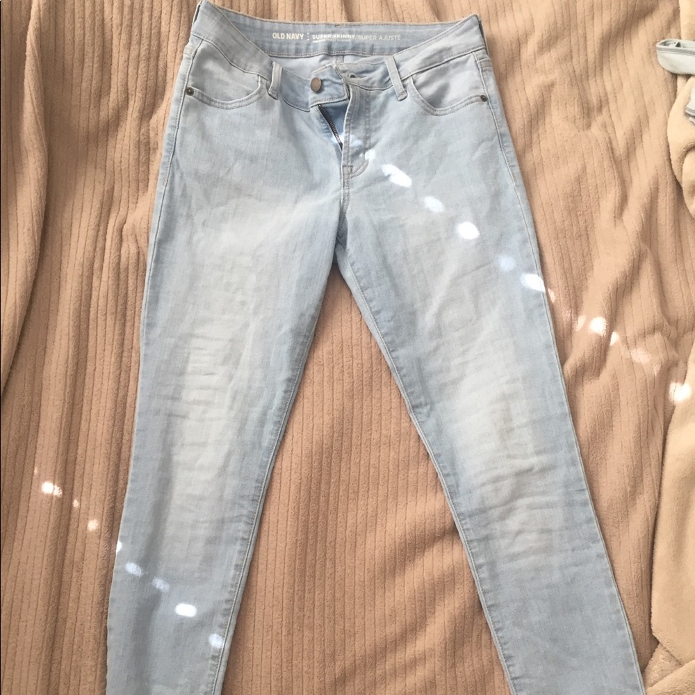 Old Navy, super skinny ankle length jeans